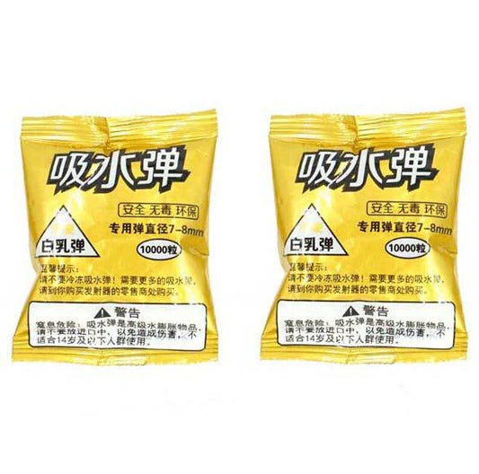 Gelbeez 7-8mm Milky White Hard (10000 pcs)