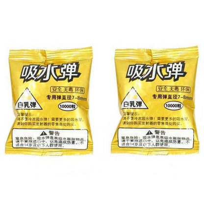 Gelbeez 7-8mm Milky White Hard (10000 pcs)